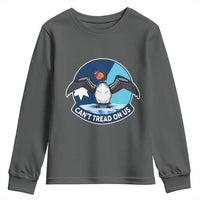 Can Not Tread On Us Youth Sweatshirt Common Loon No Ice Please
