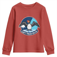 Can Not Tread On Us Youth Sweatshirt Common Loon No Ice Please