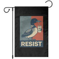 Funny Minnesota Common Loon Garden Flag No Ice Please