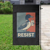 Funny Minnesota Common Loon Garden Flag No Ice Please