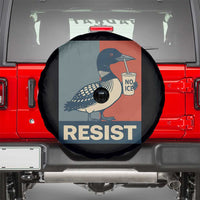 Funny Minnesota Common Loon Spare Tire Cover No Ice Please