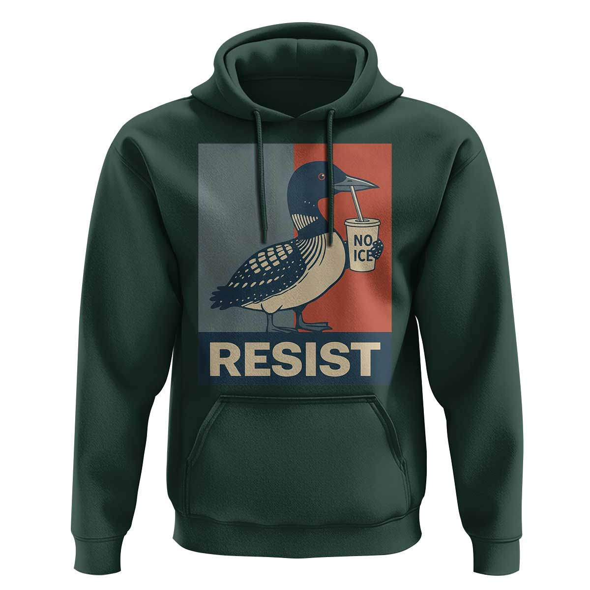 Funny Minnesota Common Loon Hoodie No Ice Please