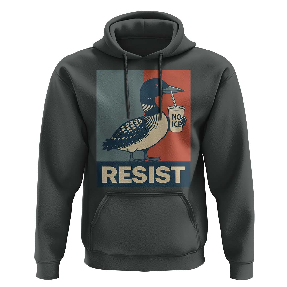 Funny Minnesota Common Loon Hoodie No Ice Please