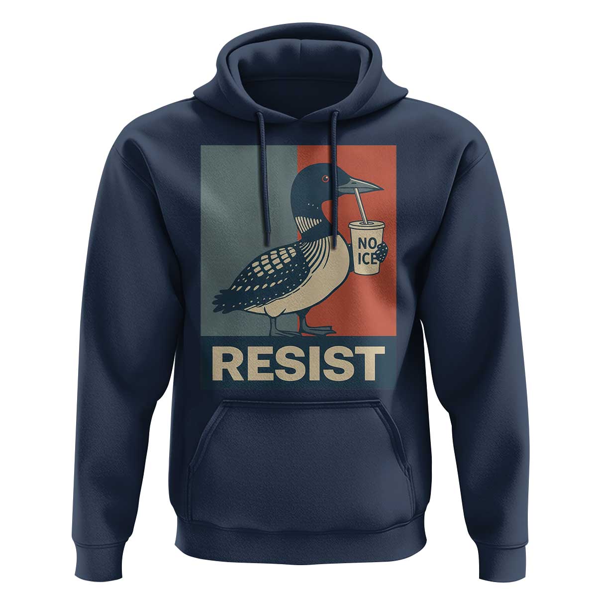 Funny Minnesota Common Loon Hoodie No Ice Please