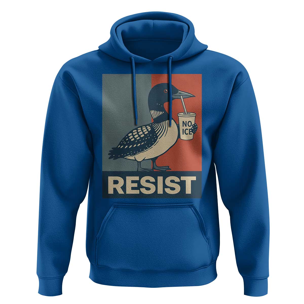 Funny Minnesota Common Loon Hoodie No Ice Please