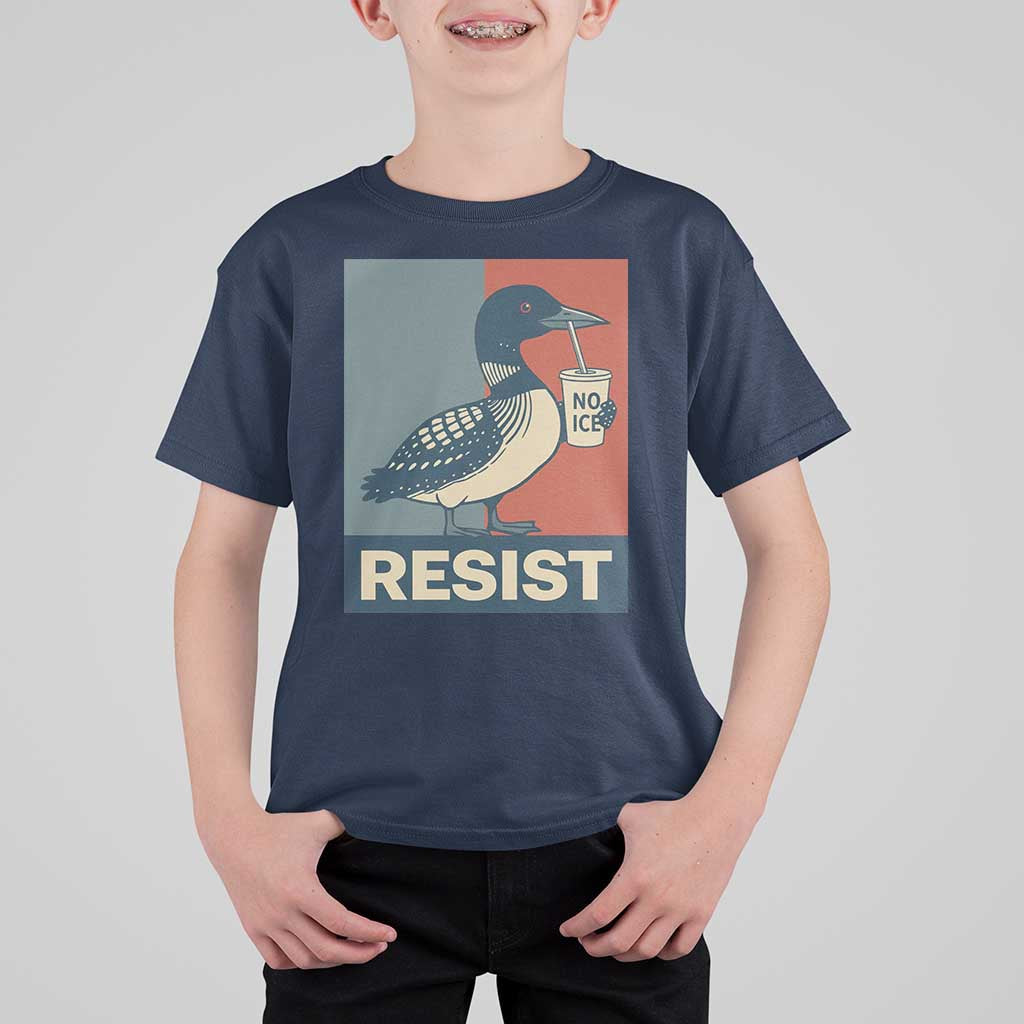Funny Minnesota Common Loon T Shirt For Kid No Ice Please