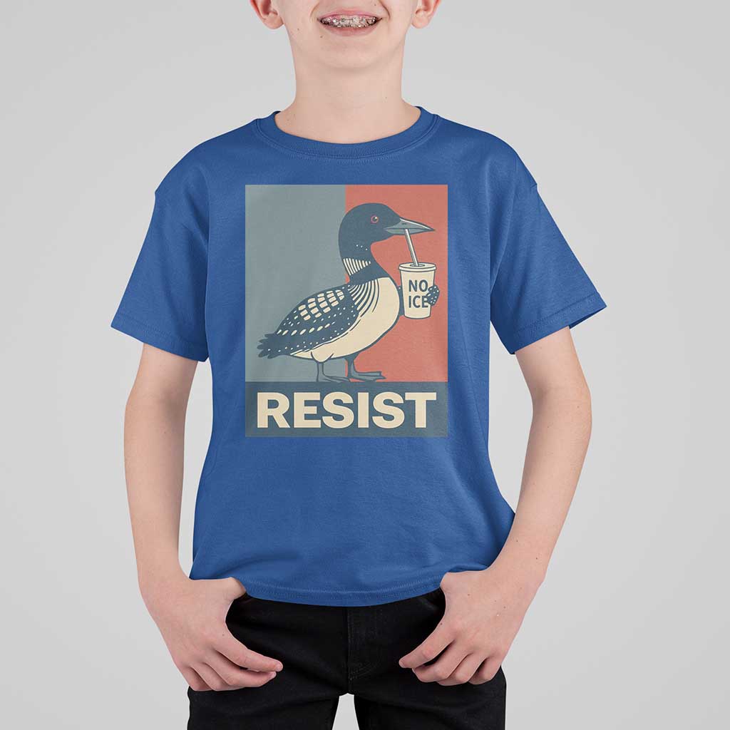 Funny Minnesota Common Loon T Shirt For Kid No Ice Please