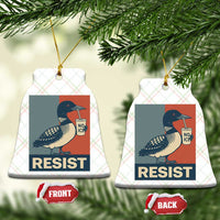 Funny Minnesota Common Loon Ceramic Ornament No Ice Please