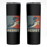 Funny Minnesota Common Loon Skinny Tumbler No Ice Please