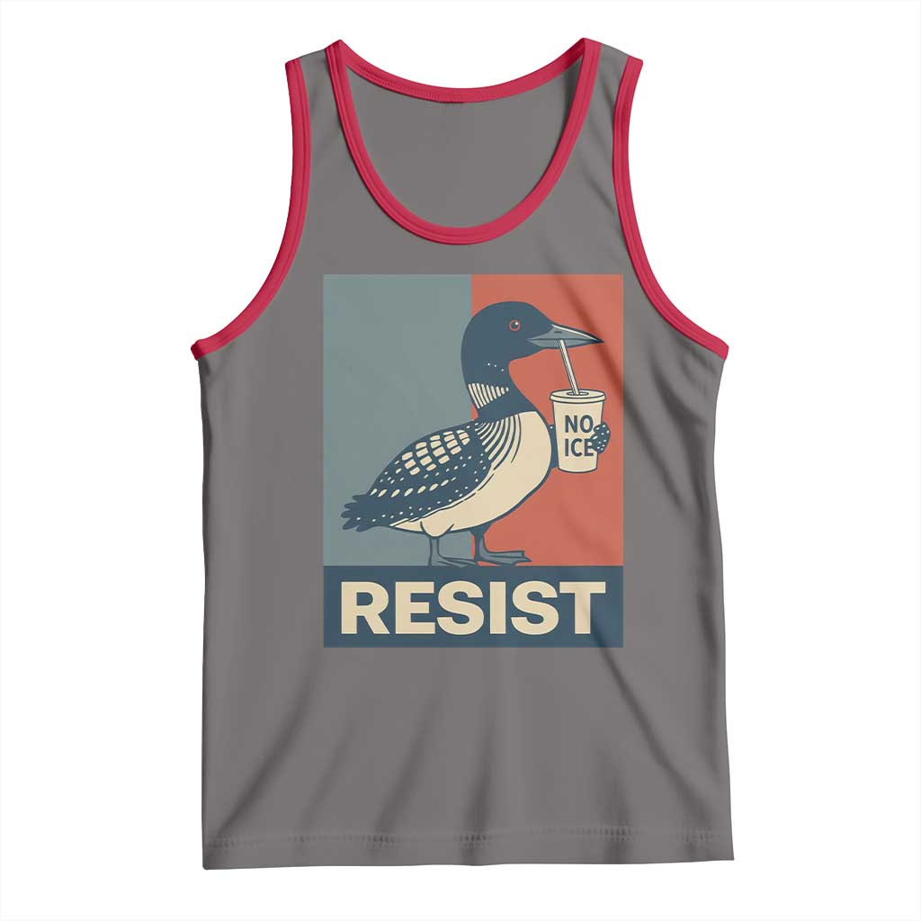 Funny Minnesota Common Loon Tank Top No Ice Please