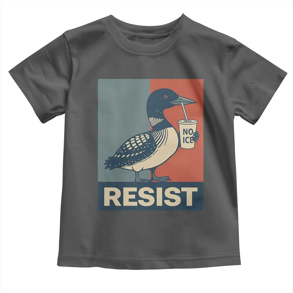 Funny Minnesota Common Loon Toddler T Shirt No Ice Please