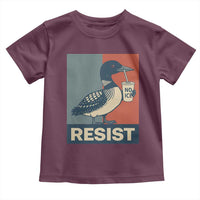 Funny Minnesota Common Loon Toddler T Shirt No Ice Please