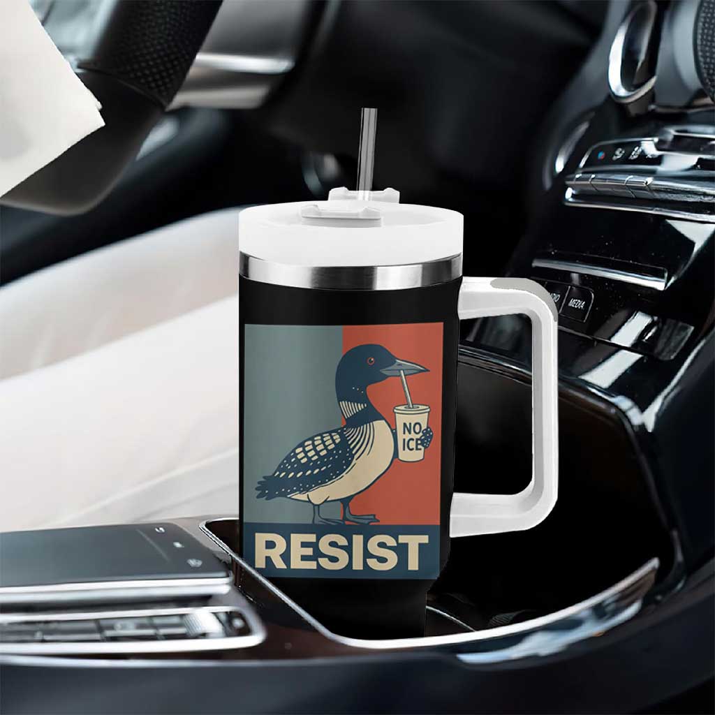 Funny Minnesota Common Loon Tumbler With Handle No Ice Please