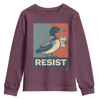 Funny Minnesota Common Loon Youth Sweatshirt No Ice Please