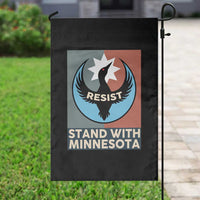 Stand With Minnesota Garden Flag Common Loon Pride Support