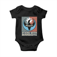 Stand With Minnesota Baby Onesie Common Loon Pride Support