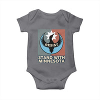Stand With Minnesota Baby Onesie Common Loon Pride Support