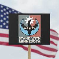 Stand With Minnesota Protest Sign Common Loon Pride Support