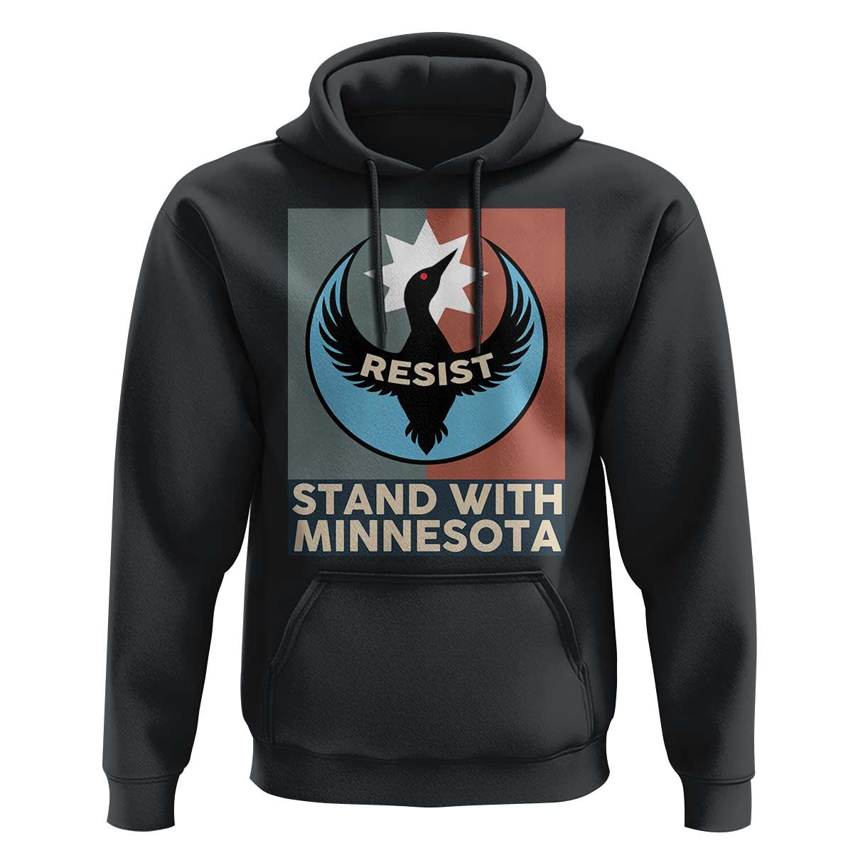 Stand With Minnesota Hoodie Common Loon Pride Support
