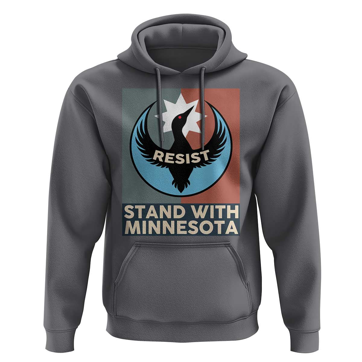Stand With Minnesota Hoodie Common Loon Pride Support