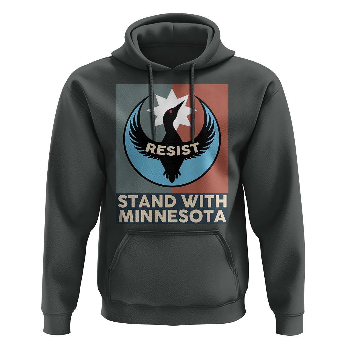 Stand With Minnesota Hoodie Common Loon Pride Support