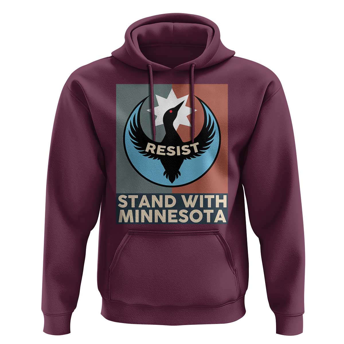Stand With Minnesota Hoodie Common Loon Pride Support