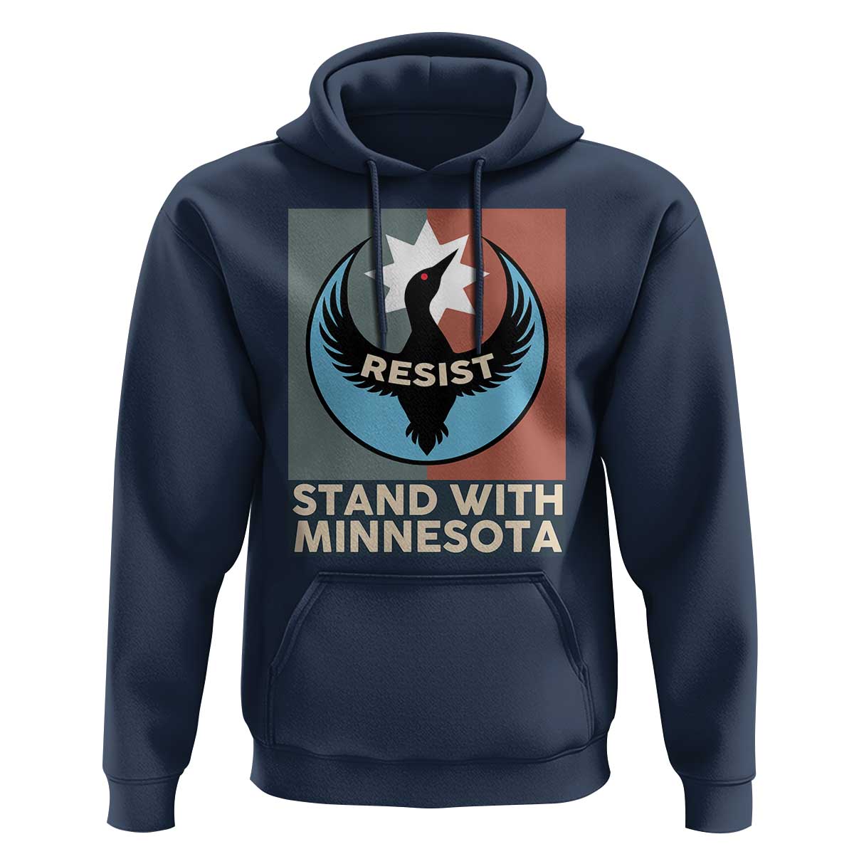 Stand With Minnesota Hoodie Common Loon Pride Support