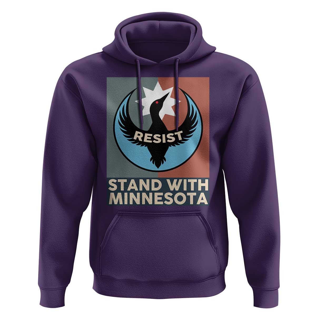 Stand With Minnesota Hoodie Common Loon Pride Support