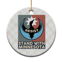 Stand With Minnesota Ceramic Ornament Common Loon Pride Support