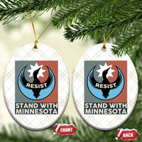 Stand With Minnesota Ceramic Ornament Common Loon Pride Support