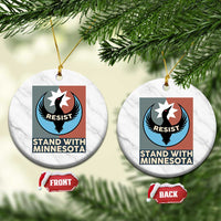 Stand With Minnesota Ceramic Ornament Common Loon Pride Support