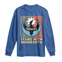 Stand With Minnesota Long Sleeve Shirt Common Loon Pride Support