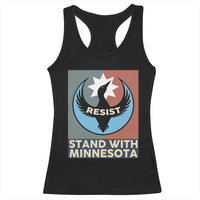Stand With Minnesota Racerback Tank Top Common Loon Pride Support