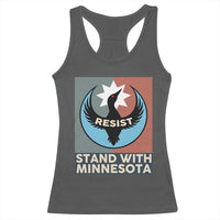 Stand With Minnesota Racerback Tank Top Common Loon Pride Support