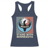 Stand With Minnesota Racerback Tank Top Common Loon Pride Support