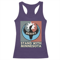 Stand With Minnesota Racerback Tank Top Common Loon Pride Support