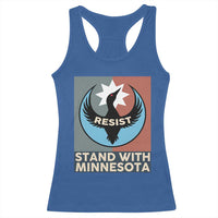Stand With Minnesota Racerback Tank Top Common Loon Pride Support