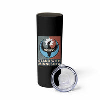 Stand With Minnesota Skinny Tumbler Common Loon Pride Support