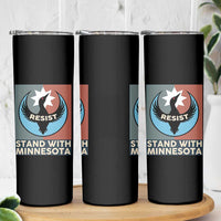 Stand With Minnesota Skinny Tumbler Common Loon Pride Support