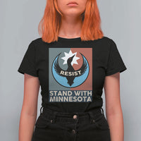 Stand With Minnesota T Shirt For Women Common Loon Pride Support