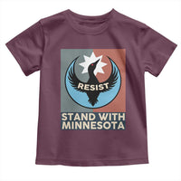 Stand With Minnesota Toddler T Shirt Common Loon Pride Support