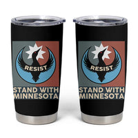 Stand With Minnesota Tumbler Cup Common Loon Pride Support