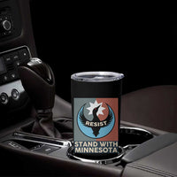 Stand With Minnesota Tumbler Cup Common Loon Pride Support