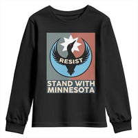Stand With Minnesota Youth Sweatshirt Common Loon Pride Support