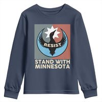 Stand With Minnesota Youth Sweatshirt Common Loon Pride Support
