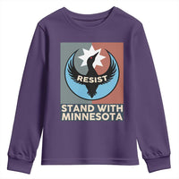 Stand With Minnesota Youth Sweatshirt Common Loon Pride Support