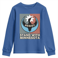 Stand With Minnesota Youth Sweatshirt Common Loon Pride Support