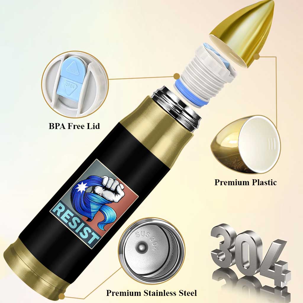 Minnesota Resist Ice Out Bullet Tumbler MM Support Gift