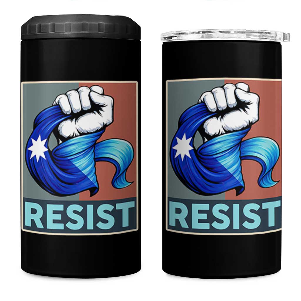 Minnesota Resist Ice Out 4 in 1 Can Cooler Tumbler MM Support Gift