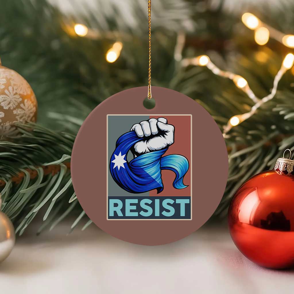 Minnesota Resist Ice Out Ceramic Ornament MM Support Gift